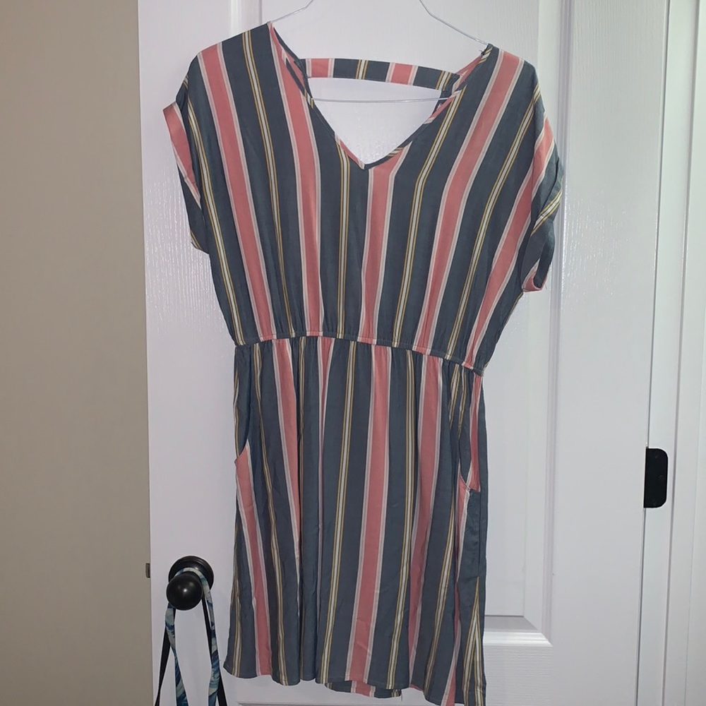 Striped sundress with POCKETS